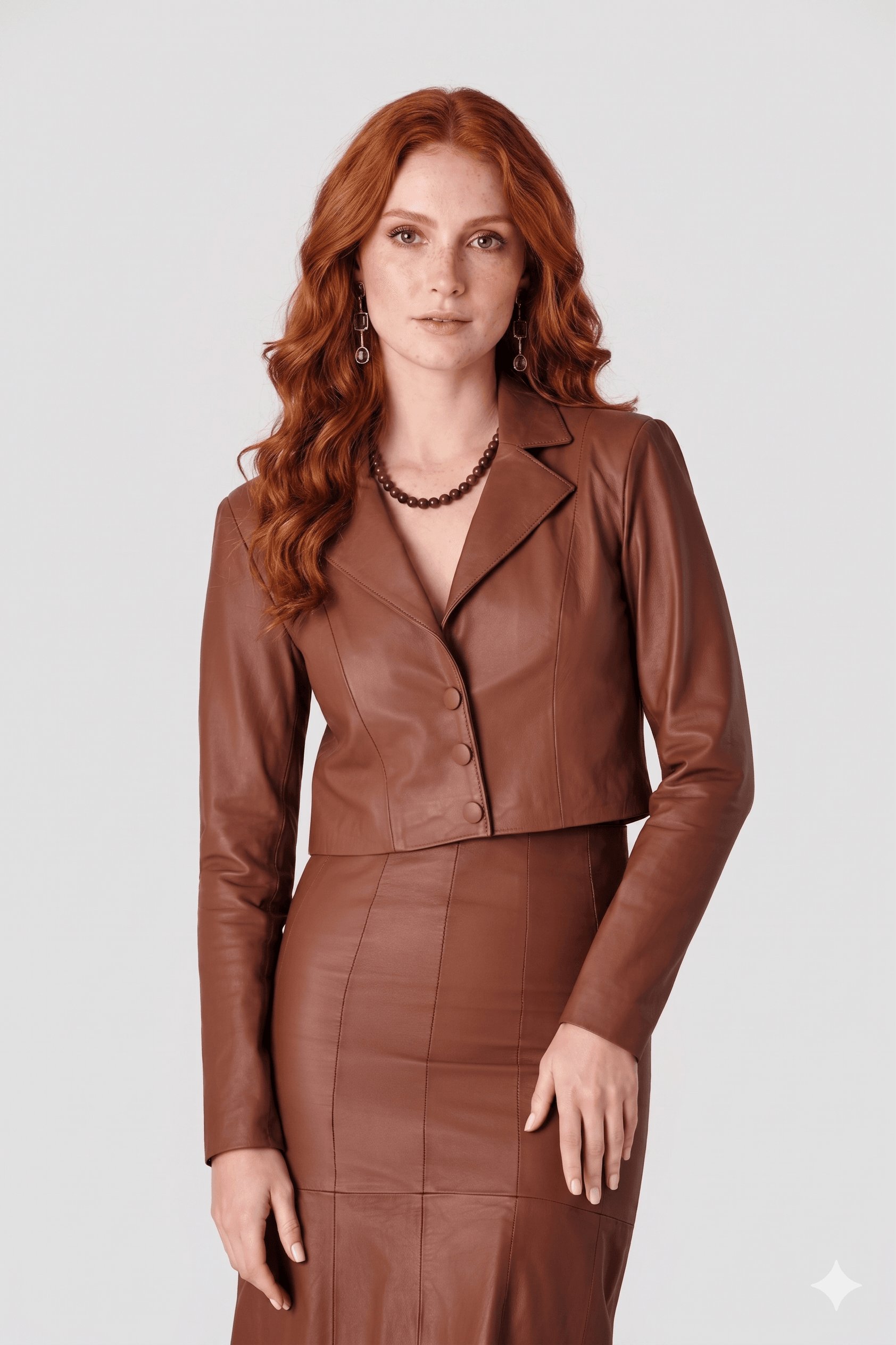 Blazer Cropped Lírio miniatura 1