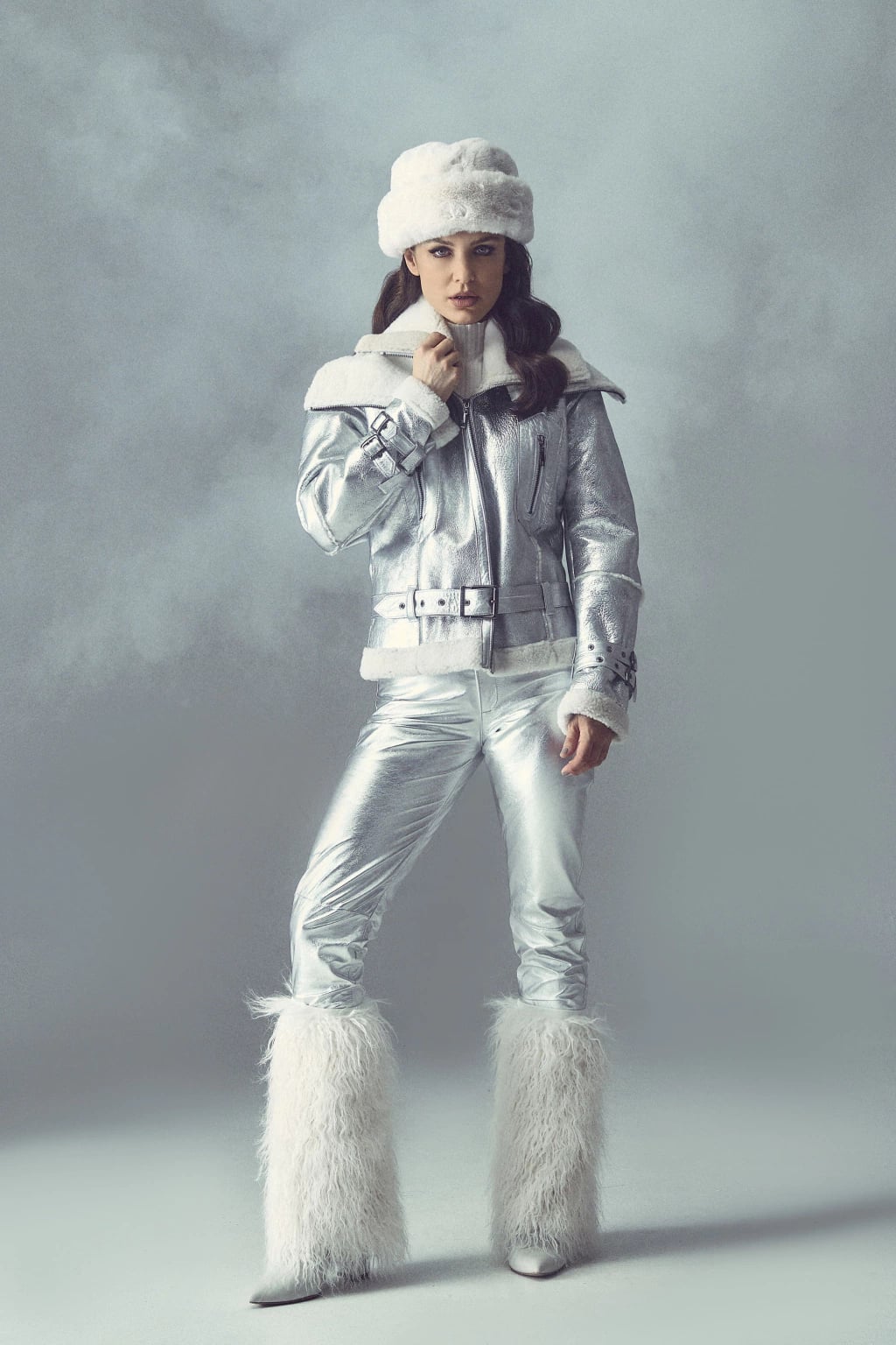 Calça skinny cós alto miniatura 11