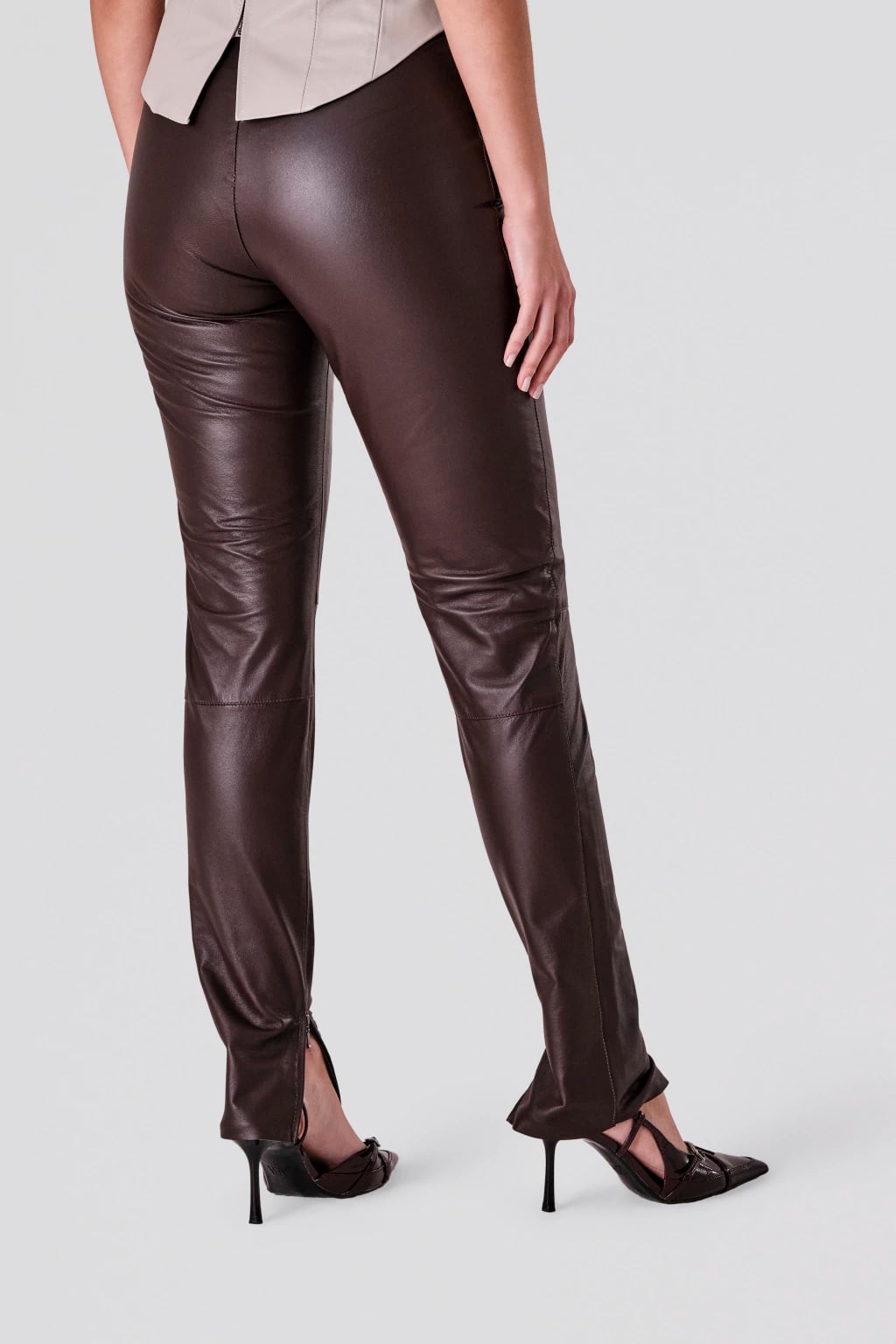 Calça skinny cós alto miniatura 2