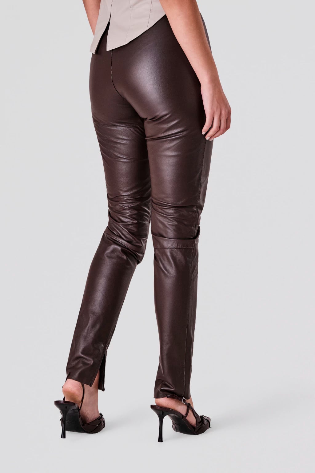 Calça skinny cós alto miniatura 4