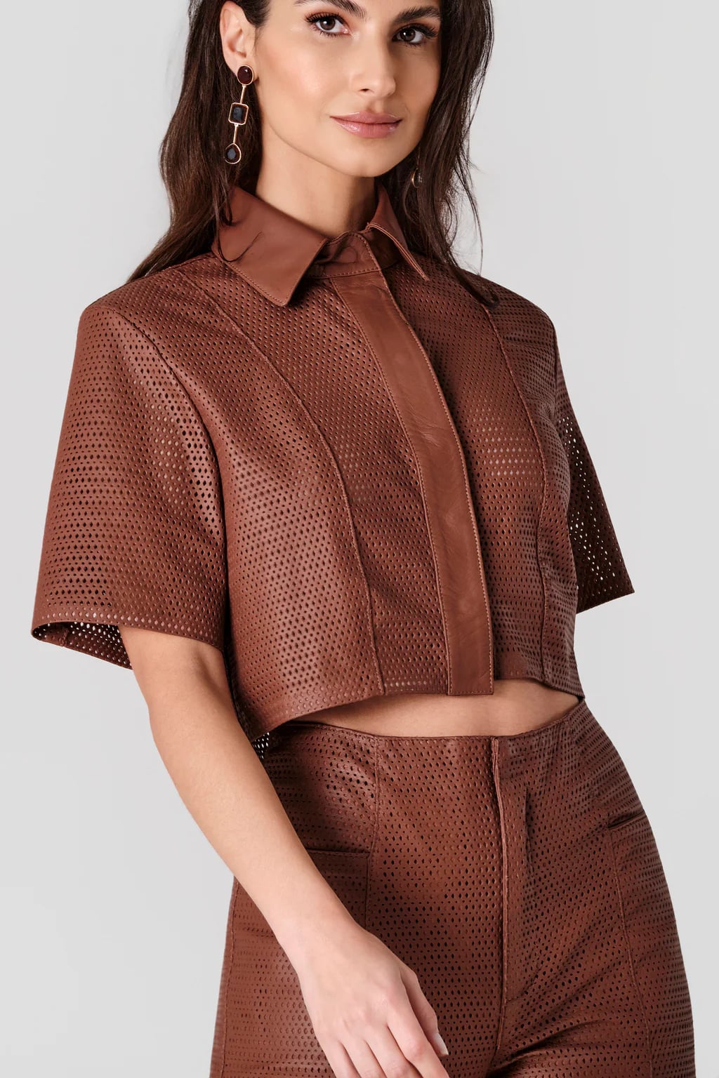 Camisa Cropped Mykonos miniatura 3