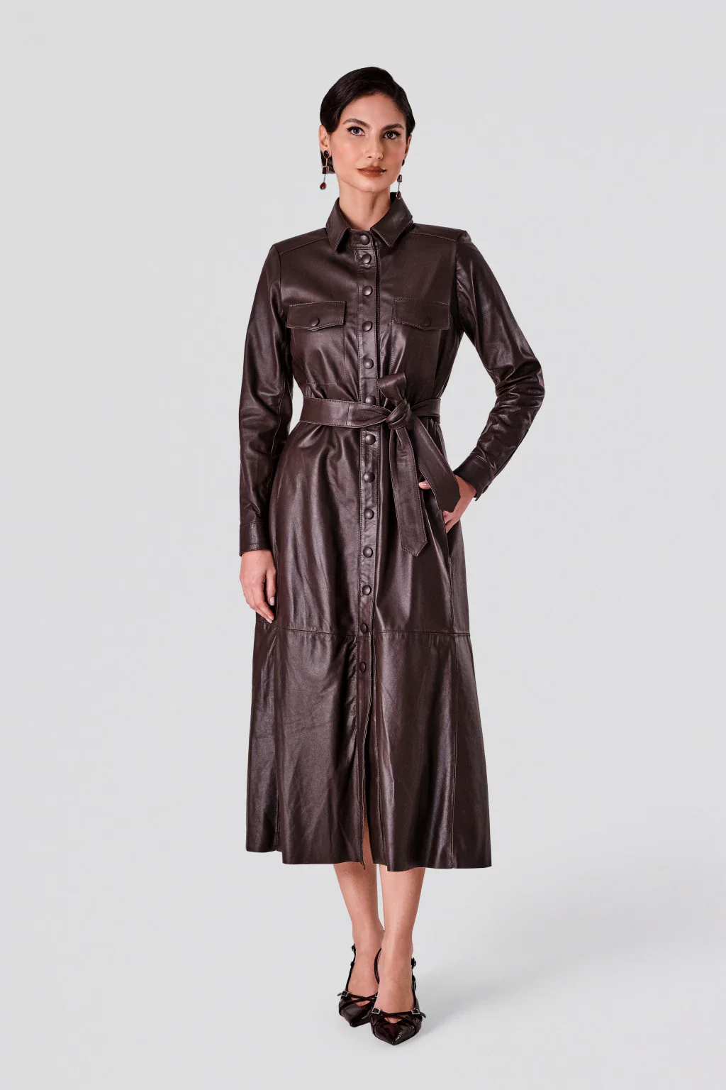 Chemise longa Lima miniatura 3