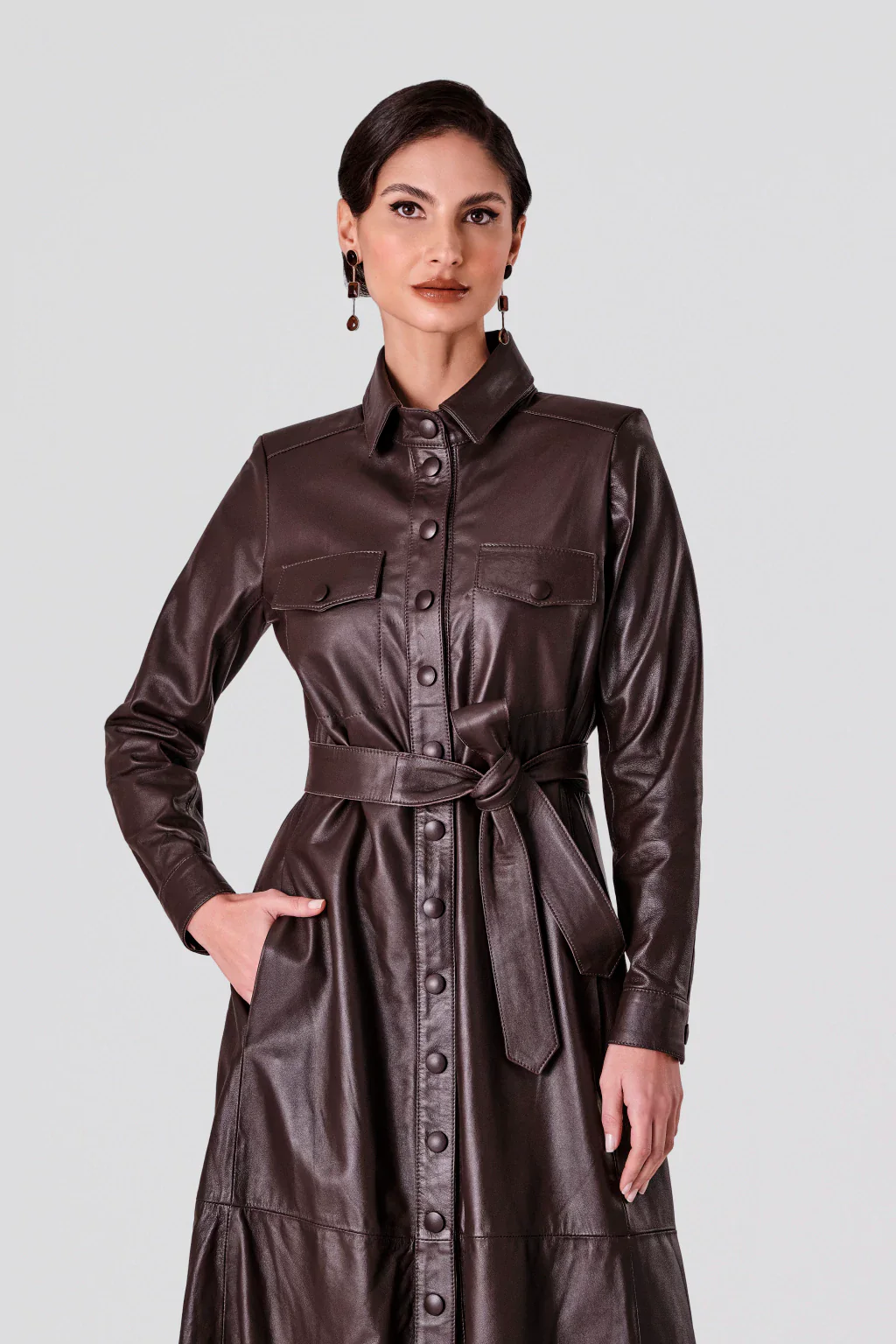 Chemise longa Lima miniatura 5