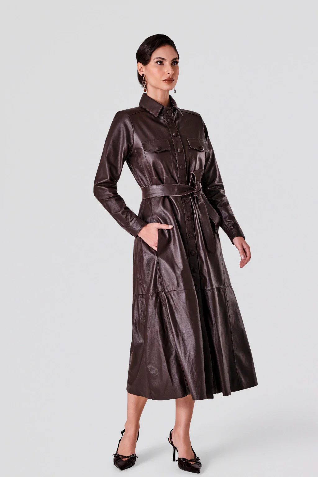 Chemise longa Lima miniatura 7