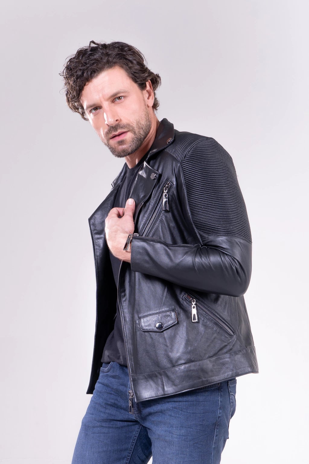 Jaqueta Biker miniatura 3