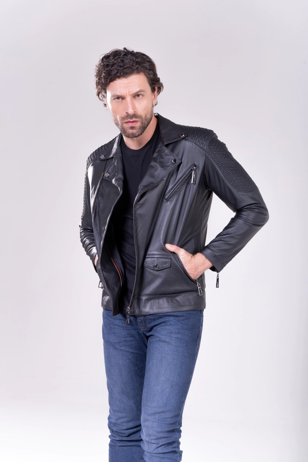 Jaqueta Biker miniatura 5