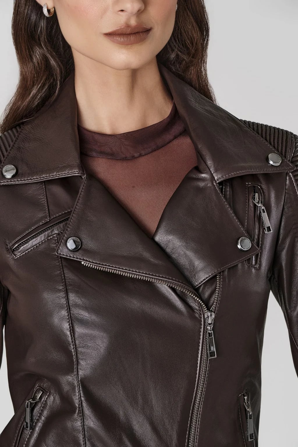 Jaqueta Biker Berlim miniatura 12