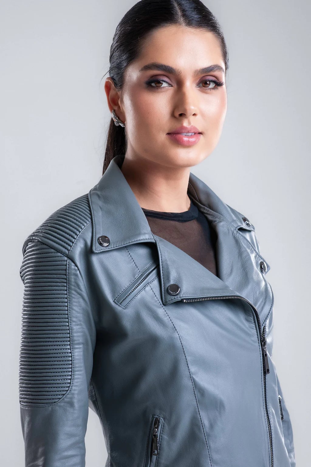 Jaqueta Biker Berlim miniatura 13