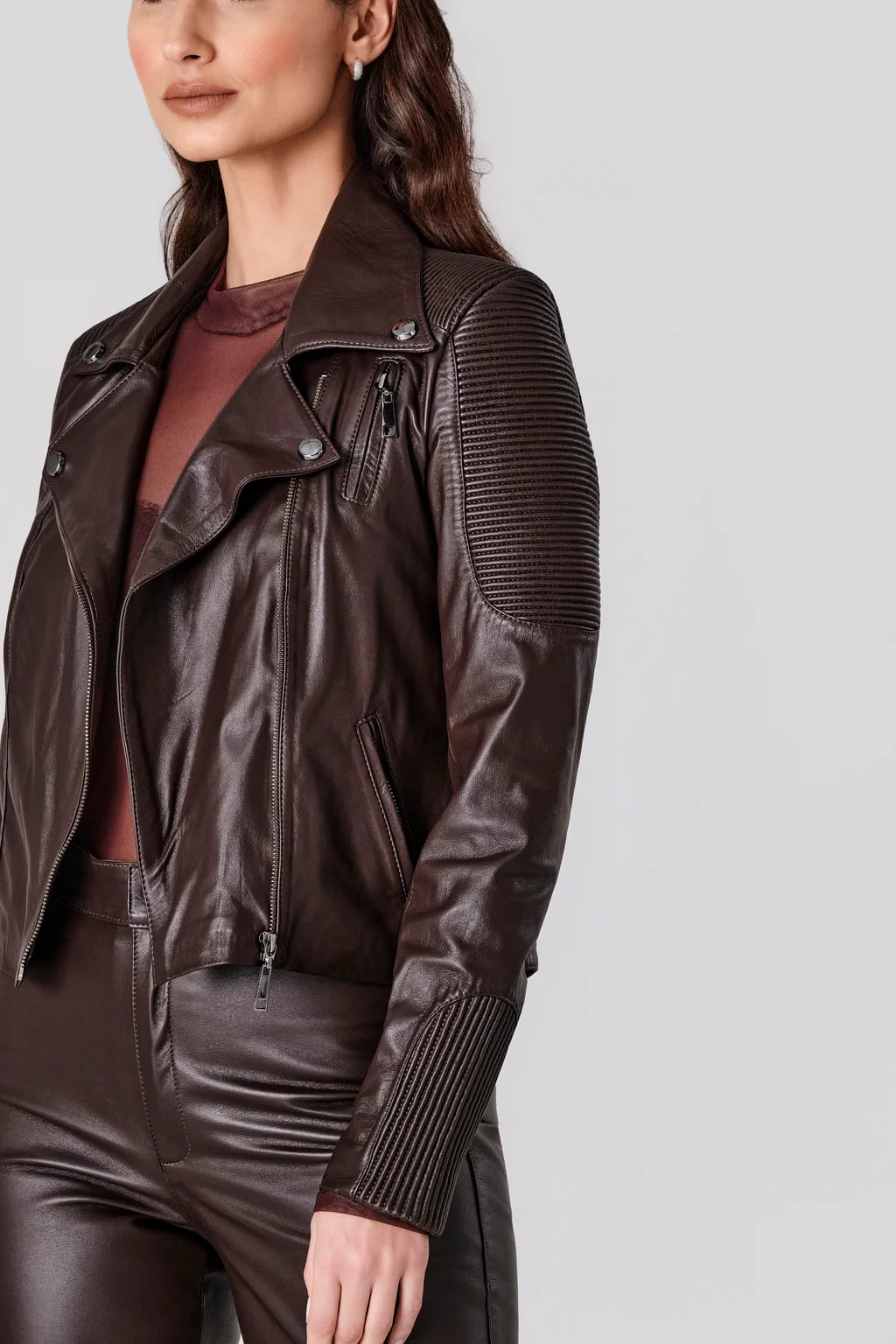 Jaqueta Biker Berlim miniatura 3