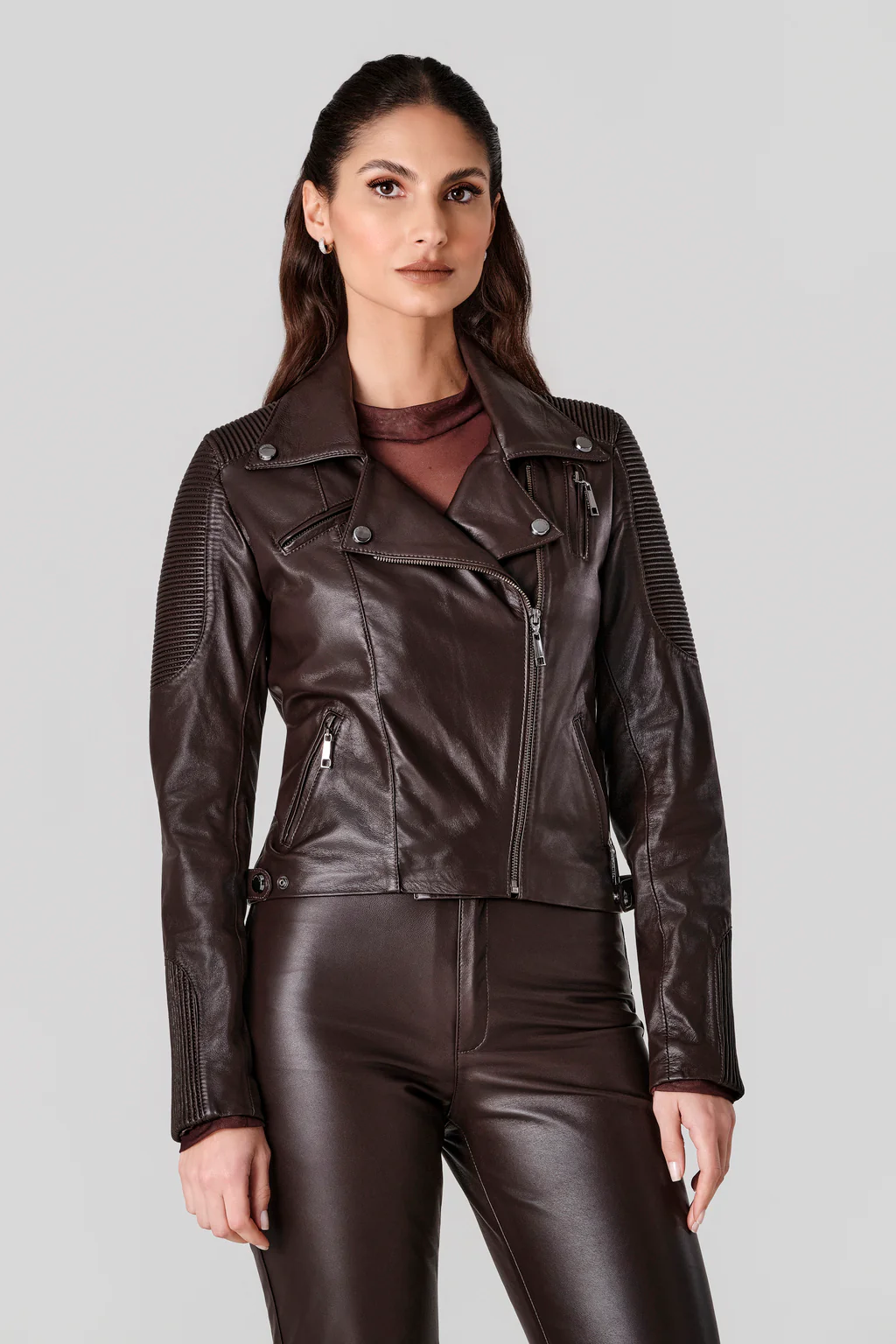 Jaqueta Biker Berlim miniatura 5