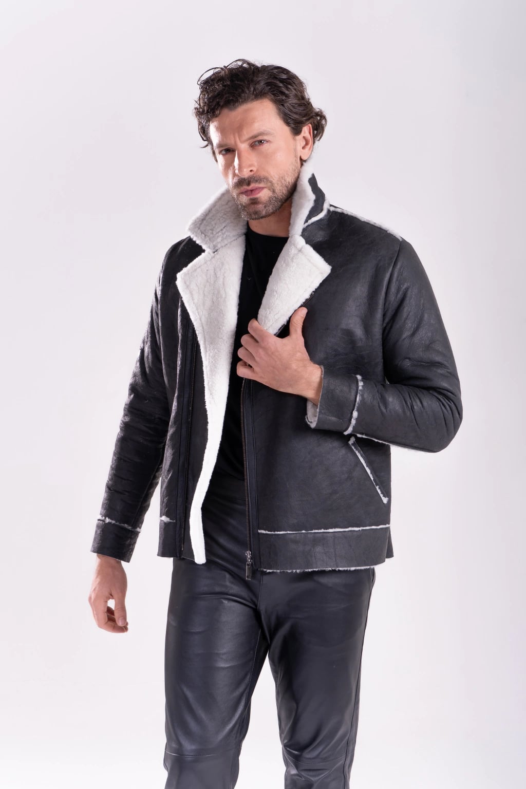 Jaqueta Gamulã Aviador miniatura 13