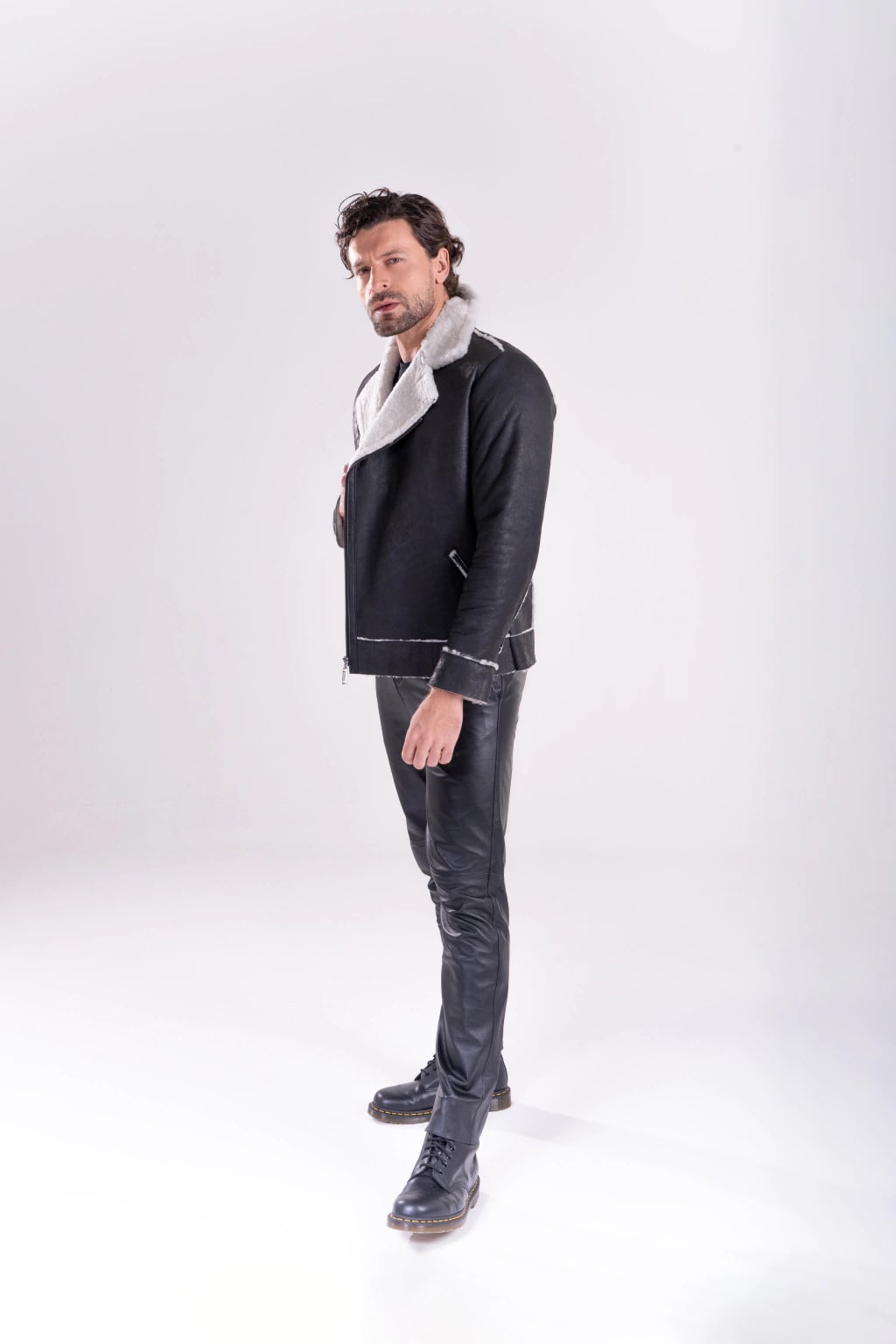 Jaqueta Gamulã Aviador miniatura 17