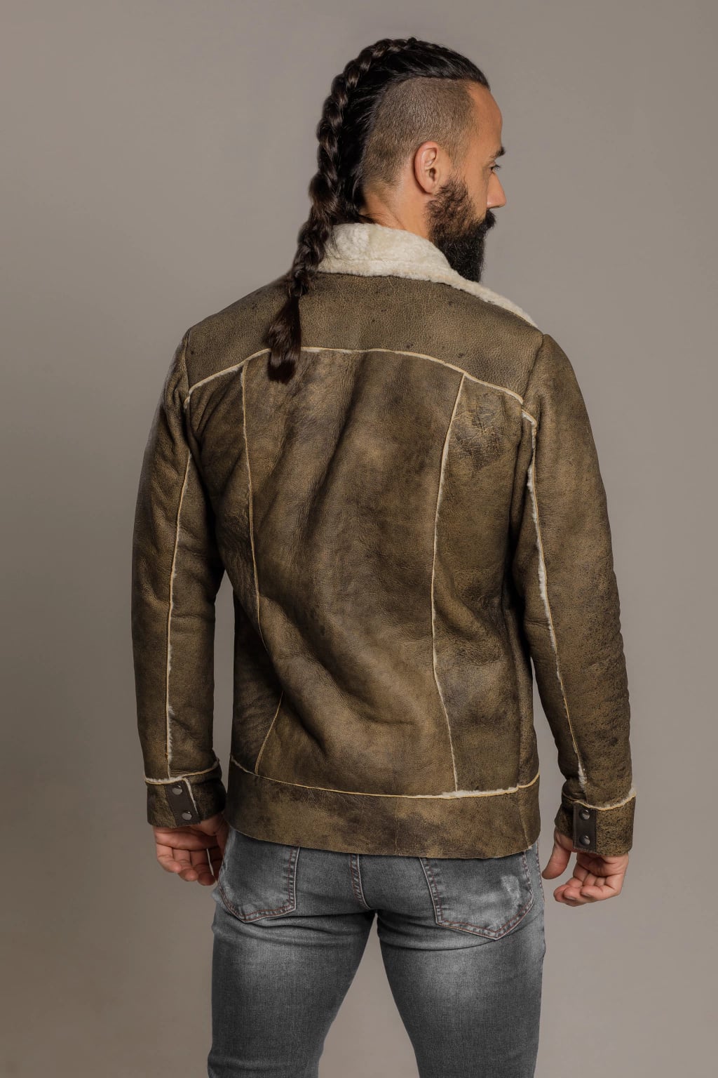 Jaqueta Gamulã Aviador miniatura 4