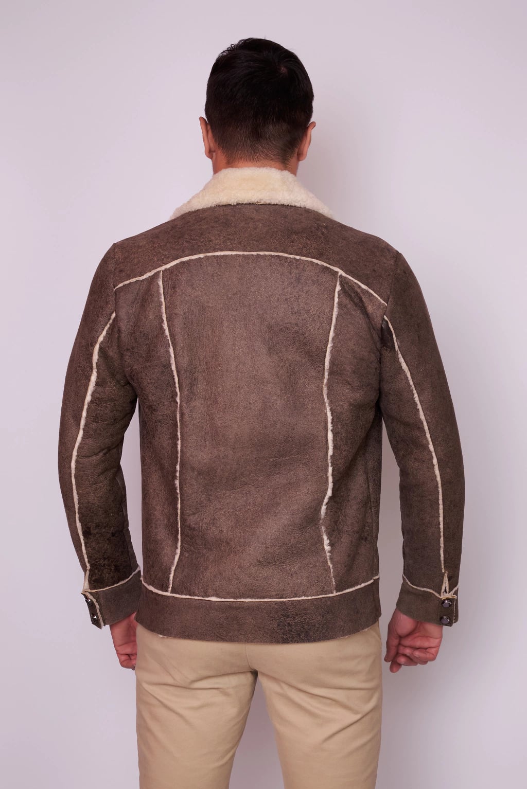 Jaqueta Gamulã Aviador miniatura 8