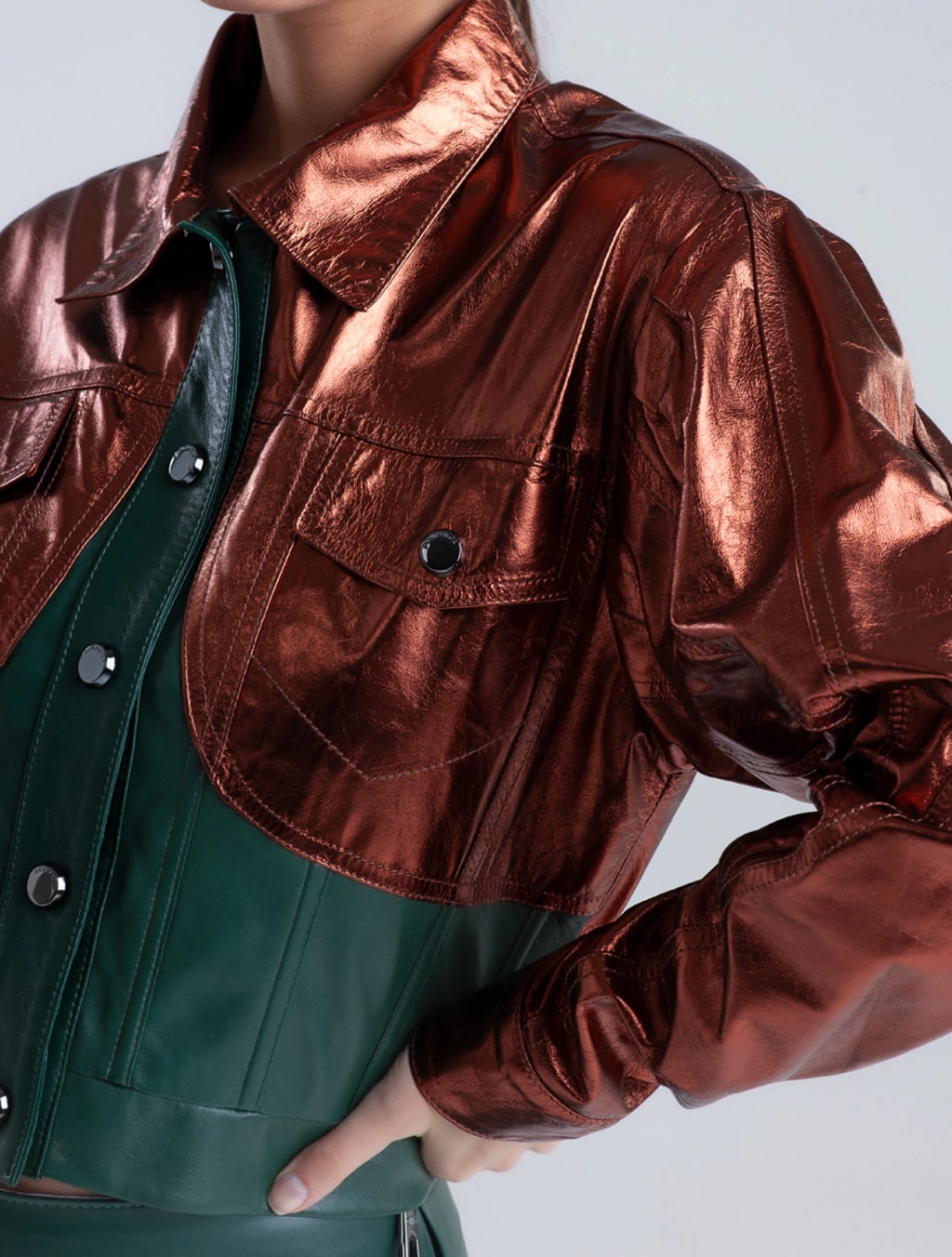 Jaqueta Over Jeans Curta miniatura 4