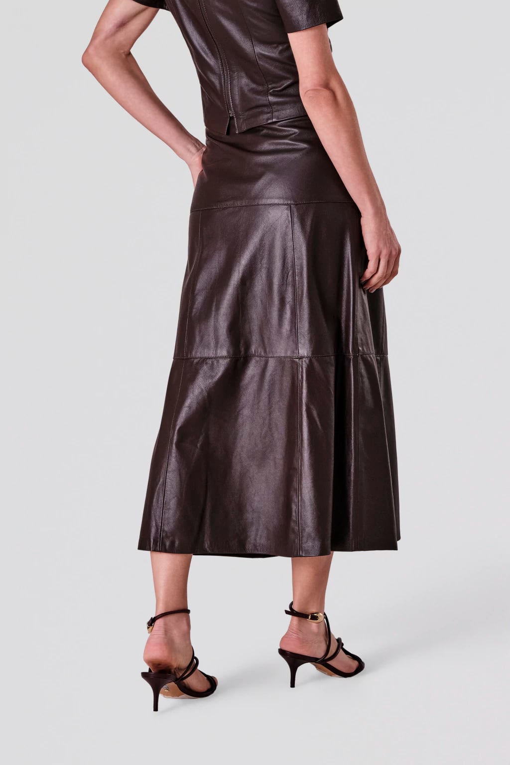 Saia com Botões Gardênia miniatura 4