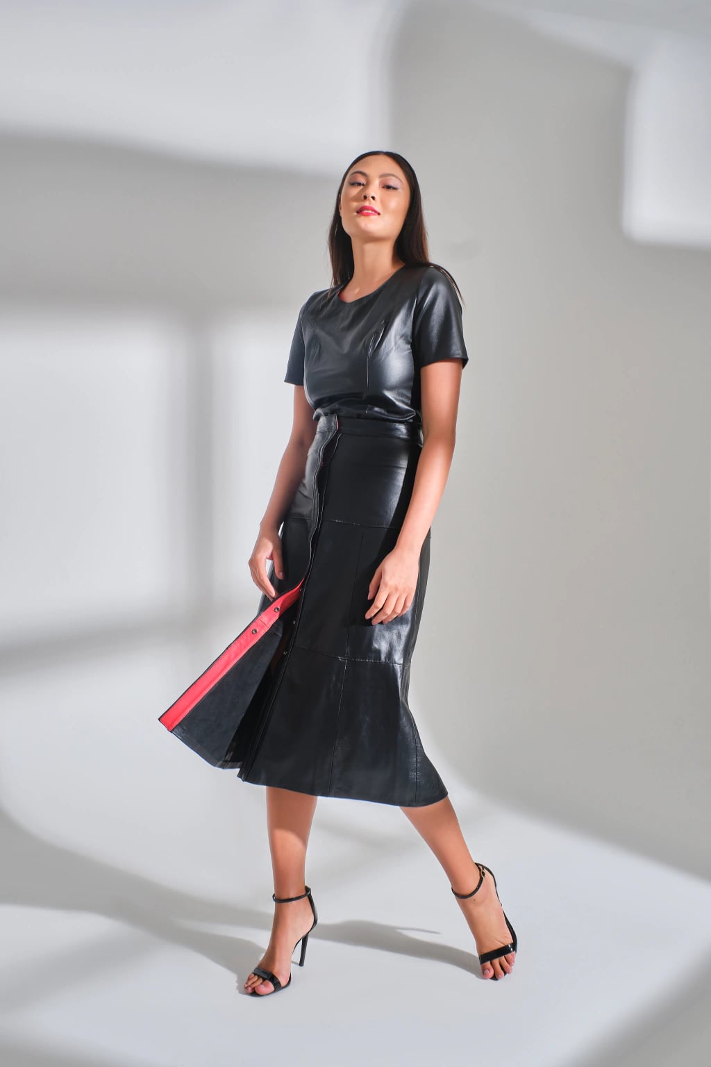 Saia com Botões Gardênia miniatura 6