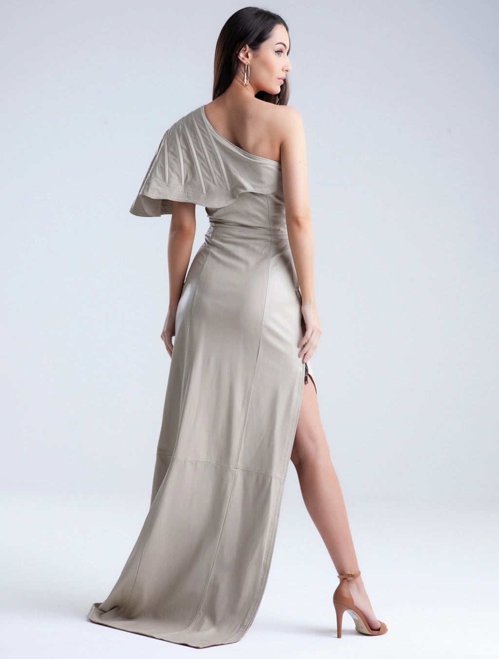 Vestido Longo com Folha miniatura 2