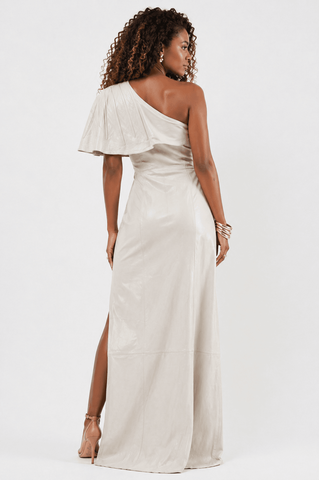 Vestido Longo com Folha miniatura 3