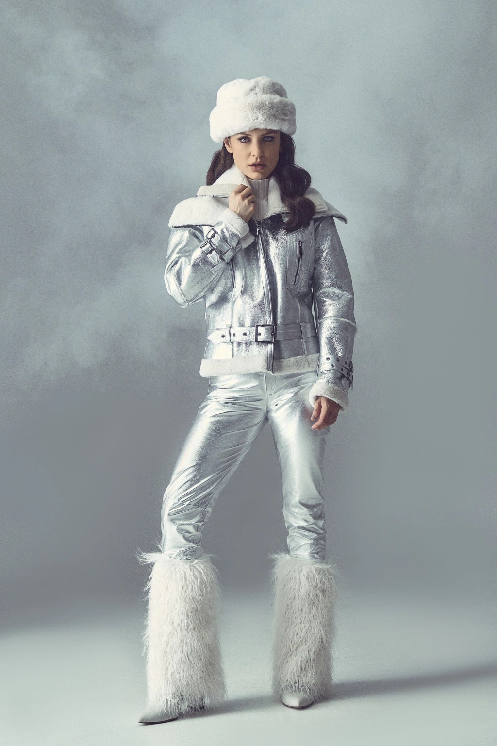 Calça skinny cós alto 11