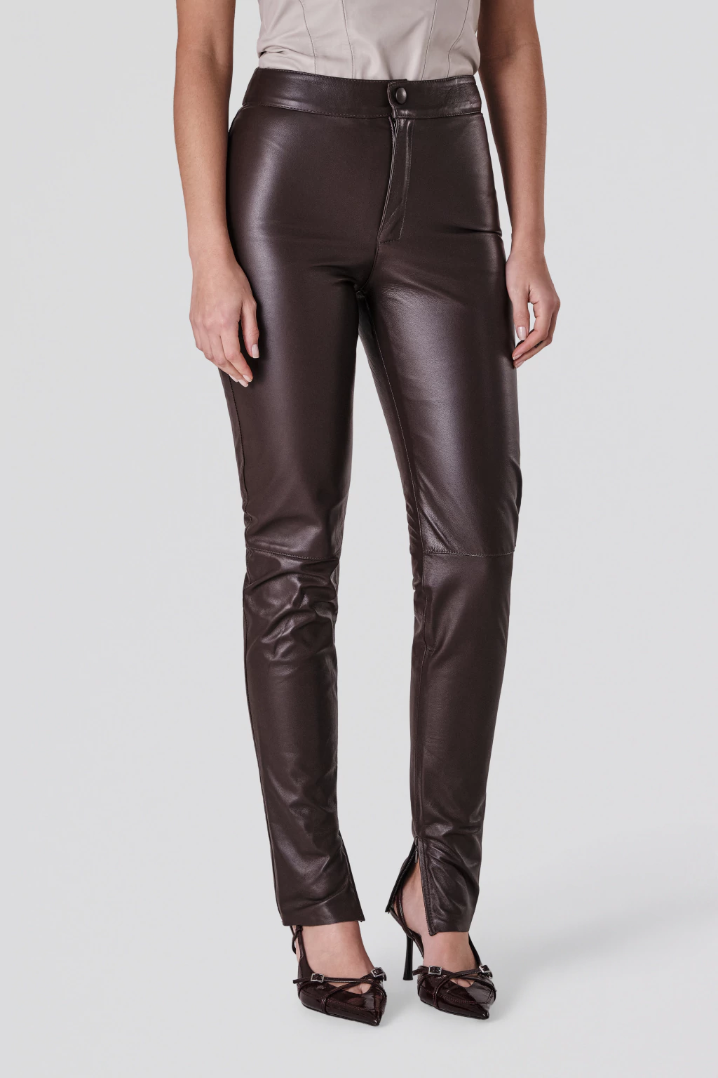 Calça skinny cós alto 3