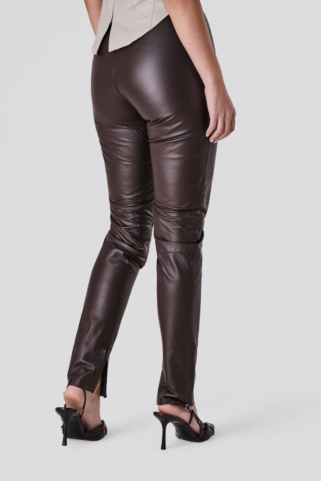 Calça skinny cós alto 4