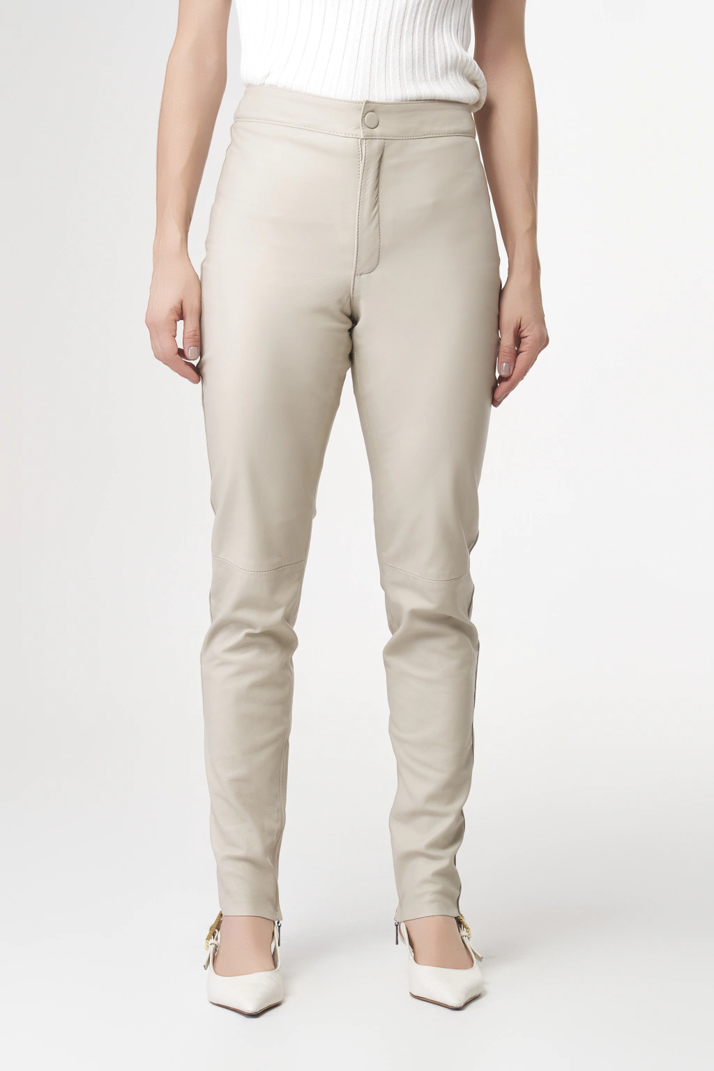 Calça skinny cós alto 7