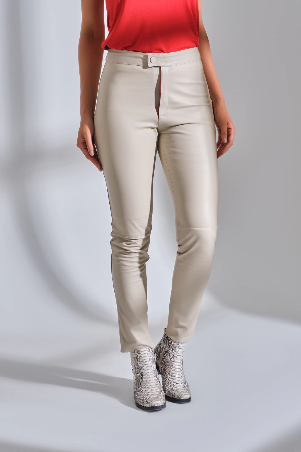 Calça skinny cós alto 9