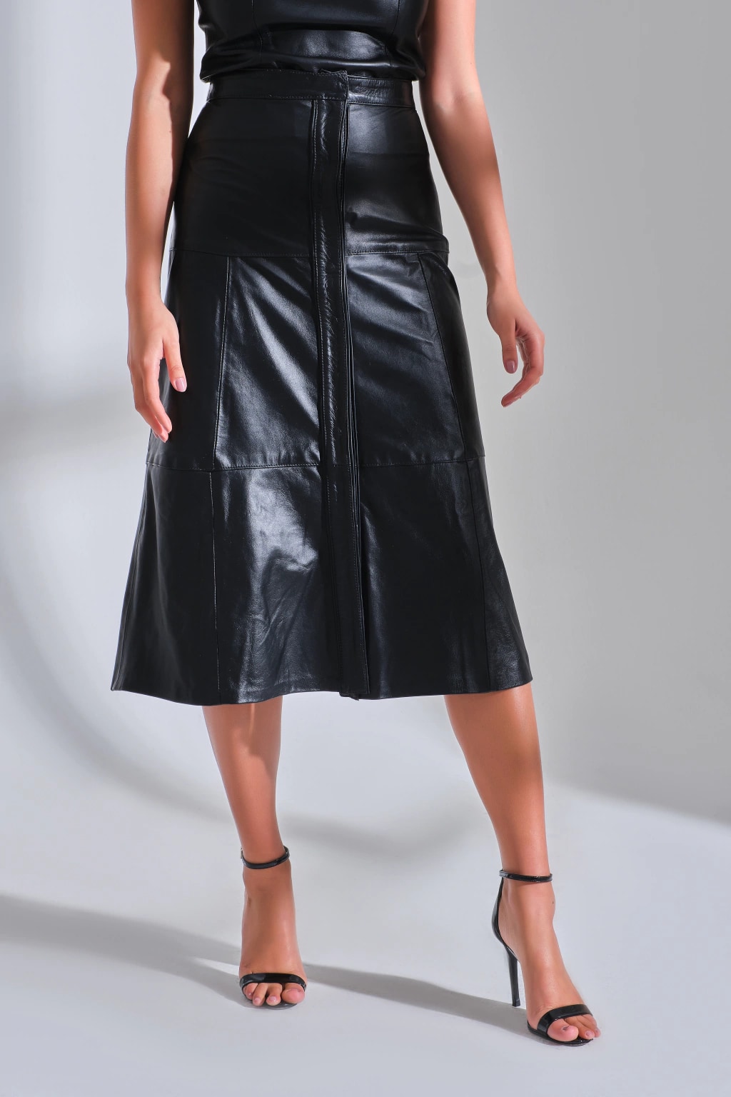 Saia com Botões Gardênia 7