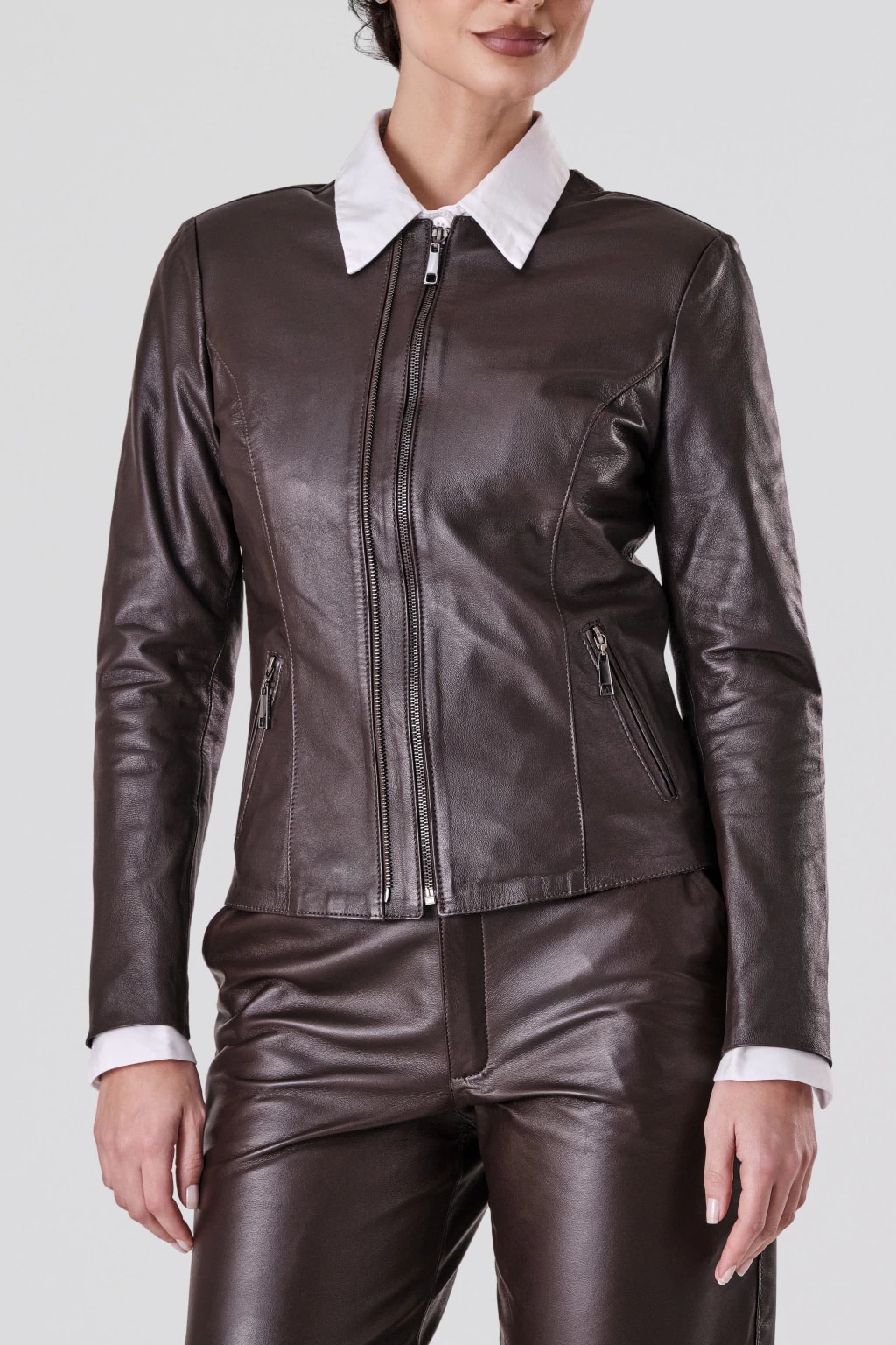 Jaqueta básica em pelica - Dublin 3 Jaqueta básica em pelica - Dublin 3